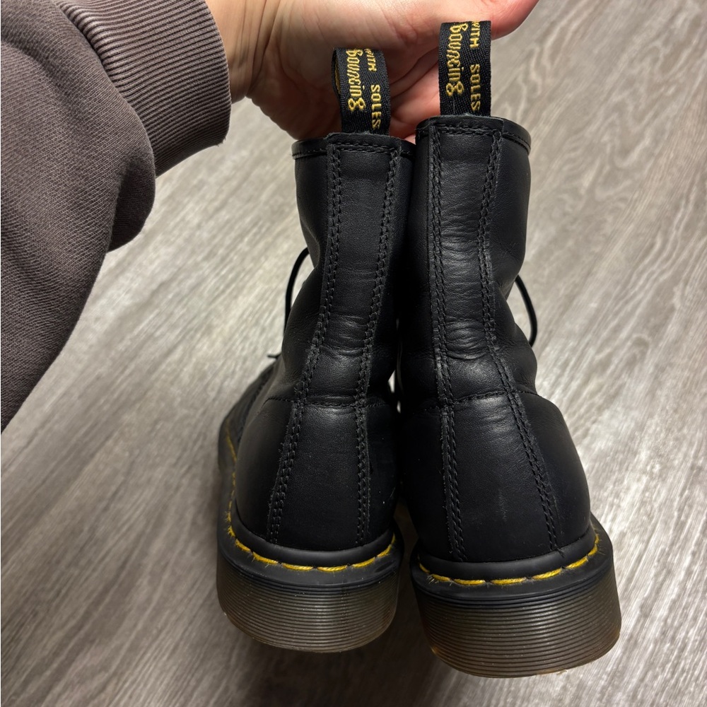 Dr. Martens Black Leather Boots - Picture 5 of 9